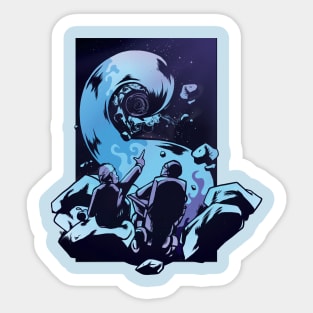 Blackhole Design Sticker